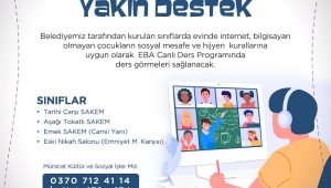 Uzaktan Eğitime Belediyeden Yakın Destek 