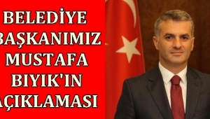 YOMRA BELEDİYE BAŞKANI MUSTAFA BIYIK'IN AÇIKLAMASI