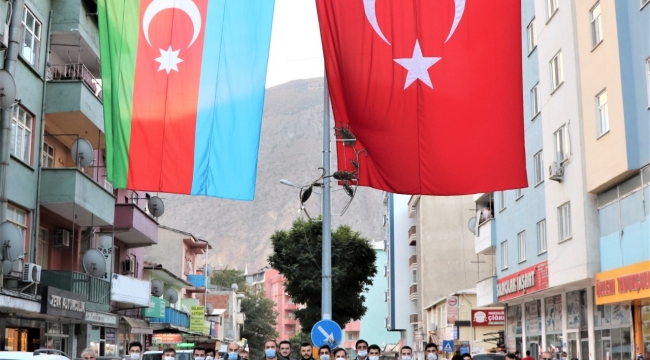 Yusufeli Belediyesi Gençlik Meclisi'nden,Azerbaycan’a destek