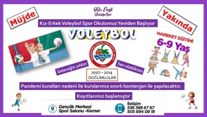 Basketbol ve Voleybol Spor Okulları tekrar başlıyor