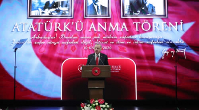 Cumhurbaşkanı Erdoğan, Atatürk’ü Anma Töreni’nde Yaptığı Konuştu