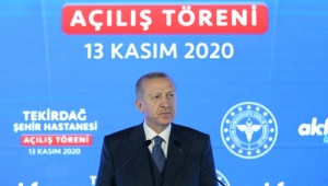 Cumhurbaşkanı Erdoğan, Tekirdağ Şehir Hastanesi’nin açılışını gerçekleştirdi
