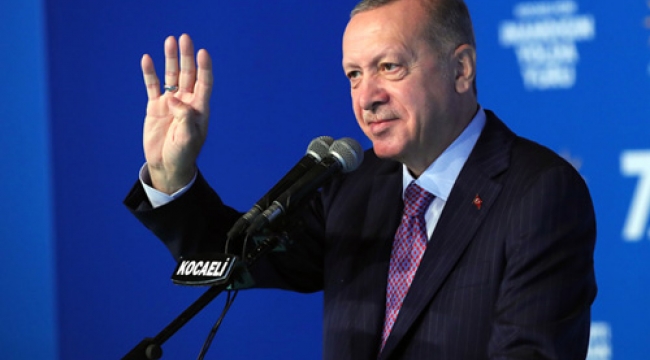 Erdoğan, AK Parti Kocaeli 7. Olağan İl Kongresi’nde konuştu
