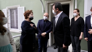 İMAMOĞLU ÇİFTİNDEN YILMAZ VE HAMZAÇEBİ AİLELERİ’NE TAZİYE ZİYARETİ