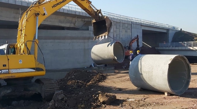 Karaman'da yeni yağmur suyu hattı için çalışmalar başladı