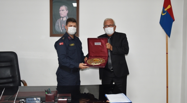 POSBIYIK'TAN JANDARMA KOMUTANI DÜNDAR'A ZİYARET