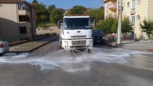 Safranbolu'da Sokaklar Dezenfekte Edildi