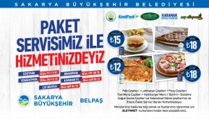 Sosyal tesislerde paket servis hizmeti başladı