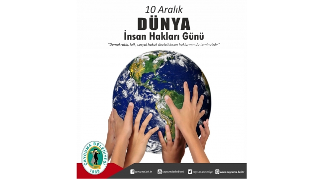 Başkan Kantarcı Dünya İnsan Hakları Günü'nü kutladı