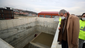 Başkan Yüce, isale çalışmalarını yerinde inceledi