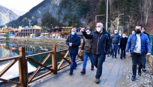BAŞKAN ZORLUOĞLU UZUNGÖL’DEKİ ÇALIŞMALARI İNCELEDİ