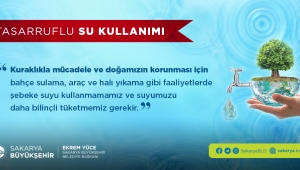 Büyükşehir’den tasarruflu su kullanımı uyarısı