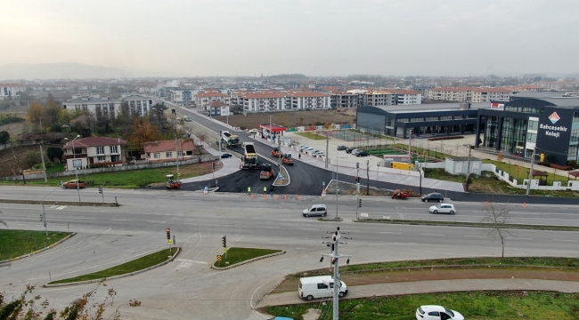 Kumköy ve Kovan Sokakta asfalt çalışmaları başladı