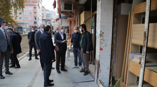 Rahmi Metin altyapı çalışmalarını yerinde inceledi