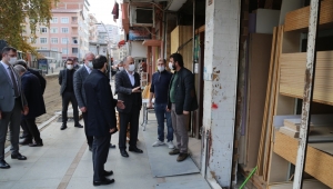 Rahmi Metin altyapı çalışmalarını yerinde inceledi