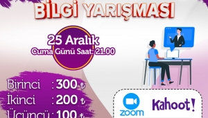 RİGEDEM'den Gençlere 8. Online ödüllü bilgi yarışması...