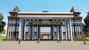Şehrin yeni eğitim külliyesi hızla yükseliyor