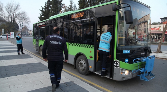 Toplu taşımada COVİD denetimleri artarak devam ediyor