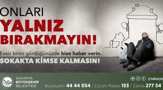 Büyükşehir’den ‘Sokakta Kimse Kalmasın’ çağrısı
