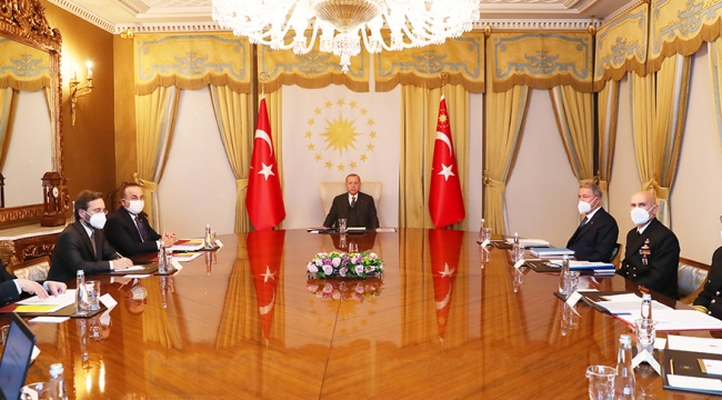 Cumhurbaşkanı Erdoğan, Dış Politika Değerlendirme Toplantısı'na başkanlık etti