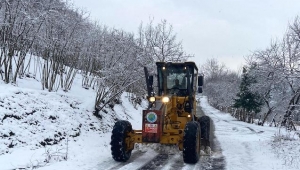 Hendek de yollar kapanmasın diye ekipler teyakkuzda