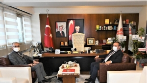 RTEÜ Rektörü Karaman, Yusuf Ziya Alim'i ziyaret etti