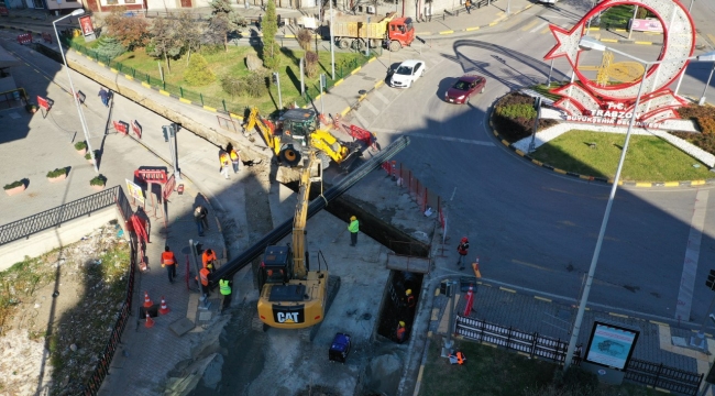 Dev altyapı projesinde 80 km mesafe kat edildi