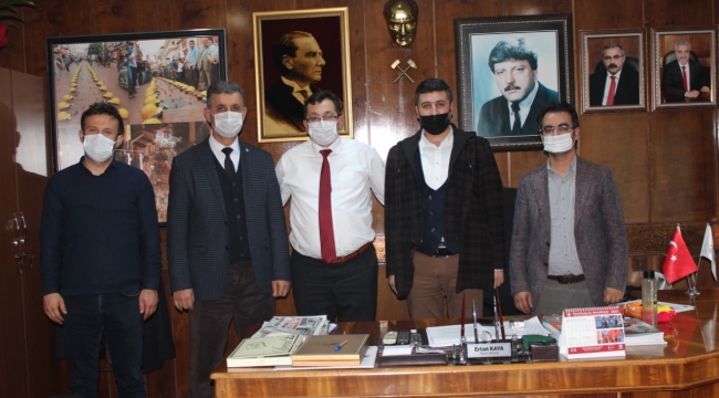Enerji Bir-Sen'den, Kaya’ya tebrik ziyareti