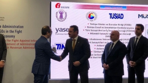 GELİR İDARESİ BAŞKANLIĞI’NDAN İMEF ' E PLAKET