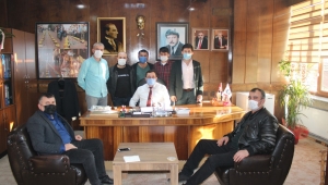GMİS Genel Sekreteri Kaya'ya tebrik ziyaretleri devam ediyor