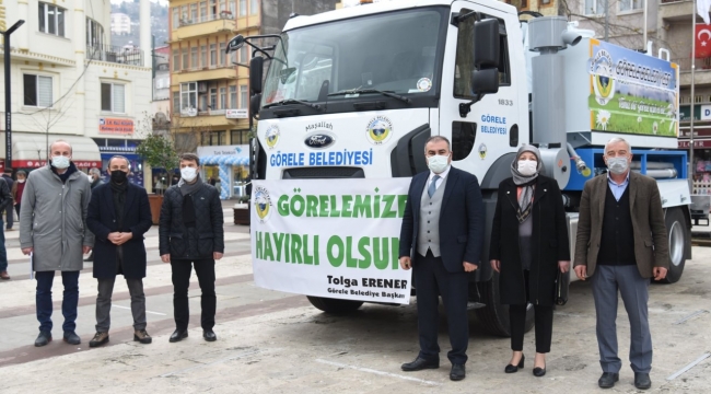 Görele Belediye'si araç filosunu güçlendirmeye devam ediyor