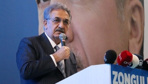 Hayati Yazıcı, Zonguldak 7. Olağan İl Kongresi’nde konuştu.