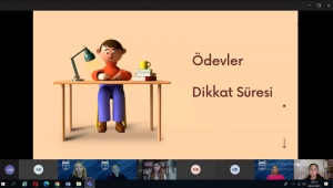 SANKO OKULLARINDA ONLINE SÖYLEŞİSİ YAPILDI