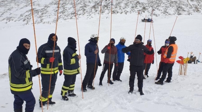 Akdağ'da nefes nefese tatbikat