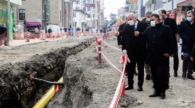 Büyükşehir yeni hattan ilk suyu veriyor
