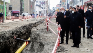 Büyükşehir yeni hattan ilk suyu veriyor