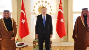 Cumhurbaşkanı Erdoğan, Katar Dışişleri Bakanı Al Sani'yi kabul etti