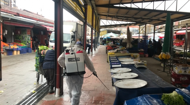 EREĞLİ BELEDİYESİ, DEZENFEKTE ÇALIŞMALARINI SÜRDÜRÜYOR