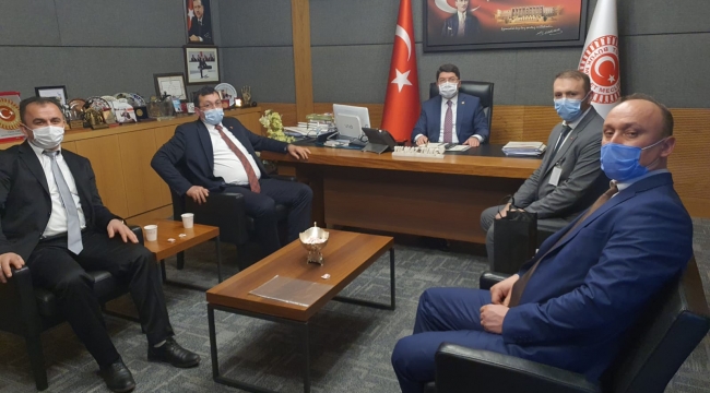 Ertan Kaya'dan, Milletvekili Tunç’a makamında ziyaret