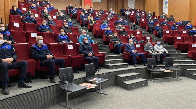 Göreve yeni başlayan zabıta çalışanlarına mevzuat ve disiplin eğitimi