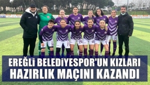 Kızlar ilk hazırlık maçını 3-1 kazandı