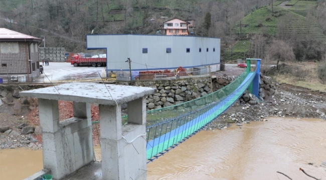 ÖRNEKKÖY'E ÖRNEK ASMA KÖPRÜ YENİDEN YAPILDI
