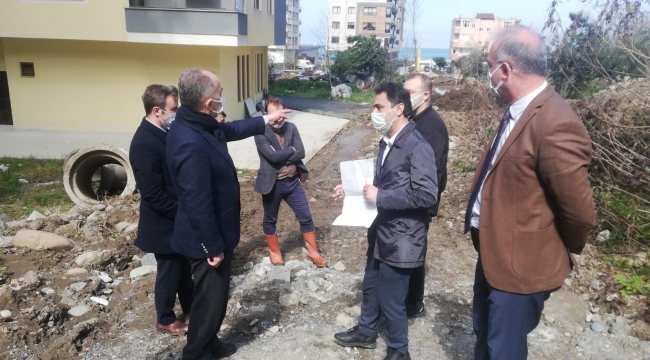 Rahmi Metin, devam eden çalışmaları inceledi
