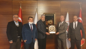 STB Başkanı Sarı'dan Faruk Kayar 'a geçmiş olsun ziyareti