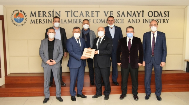 STB Heyeti Mersin Ticaret ve Sanayi Odası’nı ziyaret etti