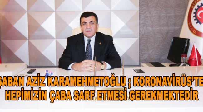 Virüsten kurtulmak bizim elimizde...