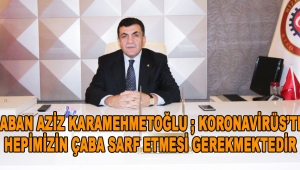 Virüsten kurtulmak bizim elimizde...