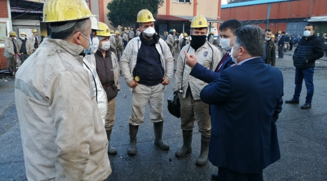 Yeşil,madenciyi bilgilendirmeye devam ediyor