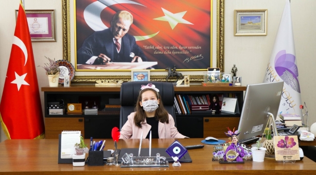 23 Nisan Çocuk Başkanları Makamda