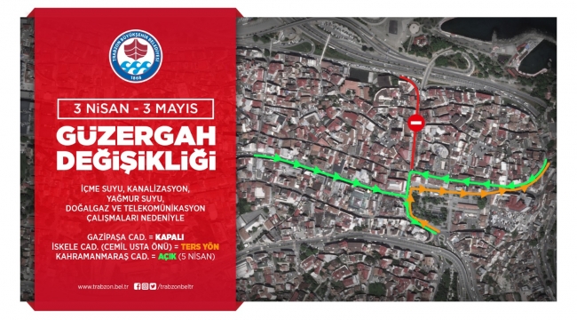 Altyapı çalışmaları nedeniyle bazı yollar trafiğe kapatılacak